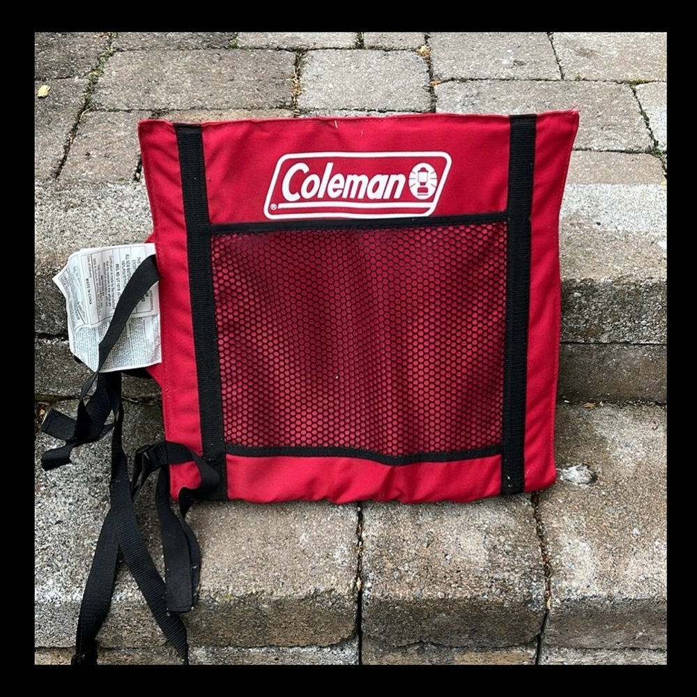 2 Coleman Stadium Seats - red.